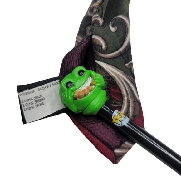 Tabasco Oysters Hot Pepper Sauce Necktie Vintage Men's All Silk Tie - Picture 7 of 8